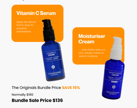 The Originals: Vitamin C Serum + Moisturiser Cream